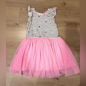 Isaac Mizrahi Girls Dress With Hearts Tulle Size 7/8 Valentine’s Day